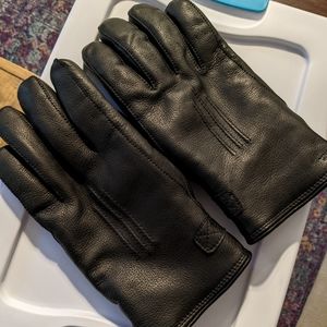 Hestra Deerskin Lambskin, Size 10, Black, New without Tags